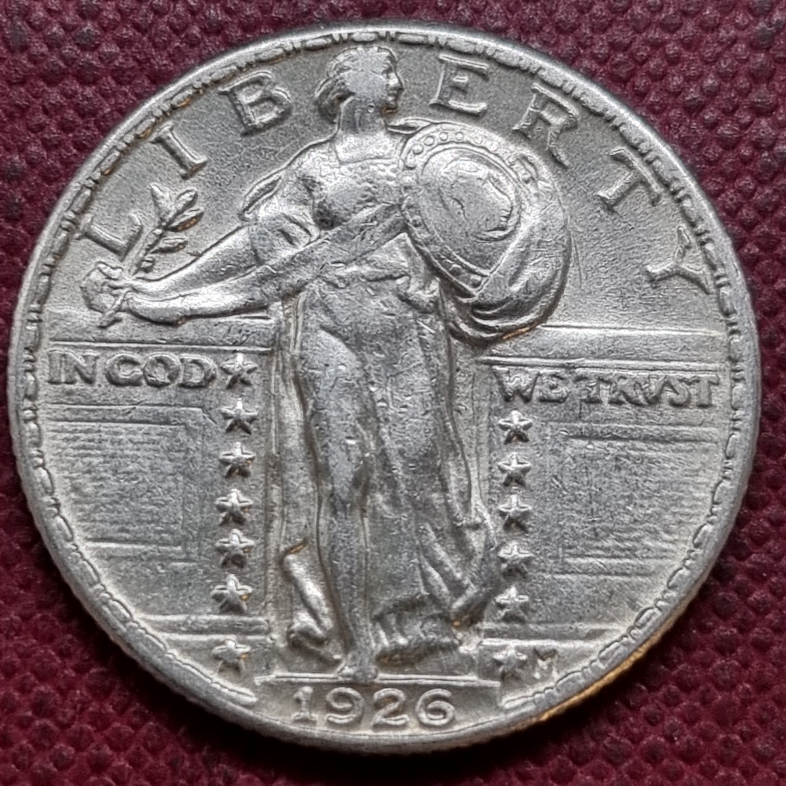 1926 Standing Liberty Quarter 25c BU #98263