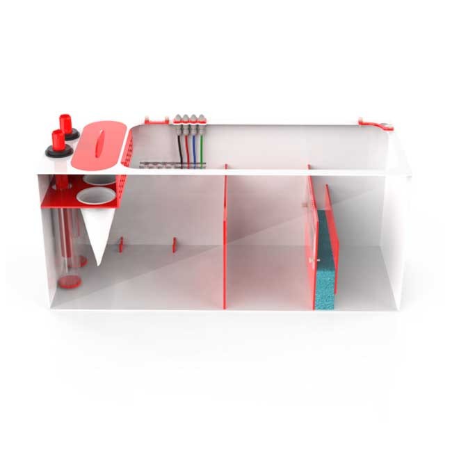 RedFlex Reef Sump 300 (37" x 14.5" x 16") - Pro Clear Aquatic Systems