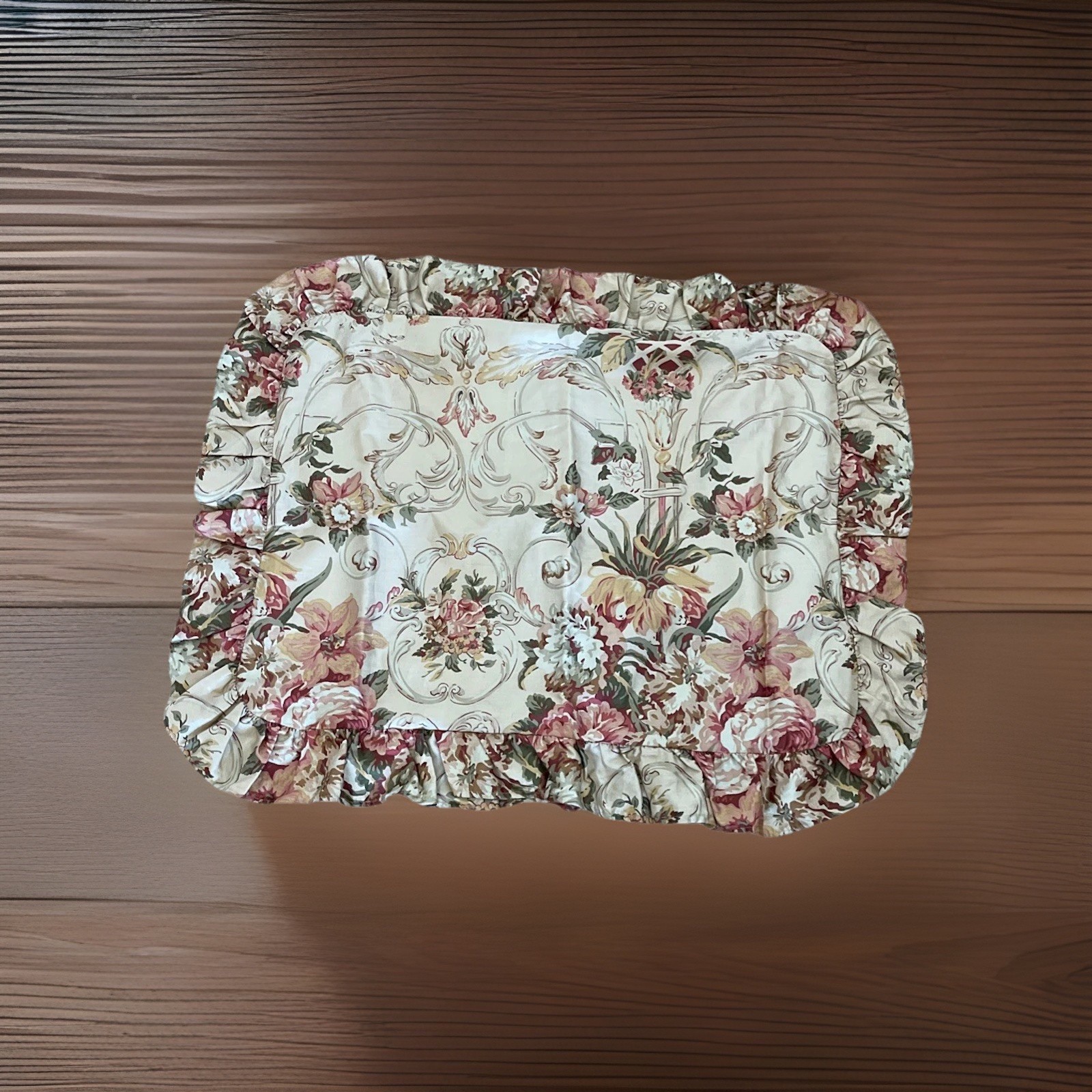 Guinevere Ralph Lauren Pillow Sham Ruffled Rare