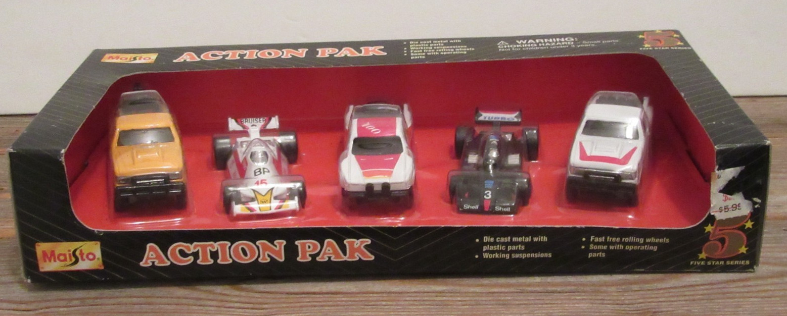 NIB MAISTO 1998 - 5 STAR SERIES ACTION PAK RACE TEAM