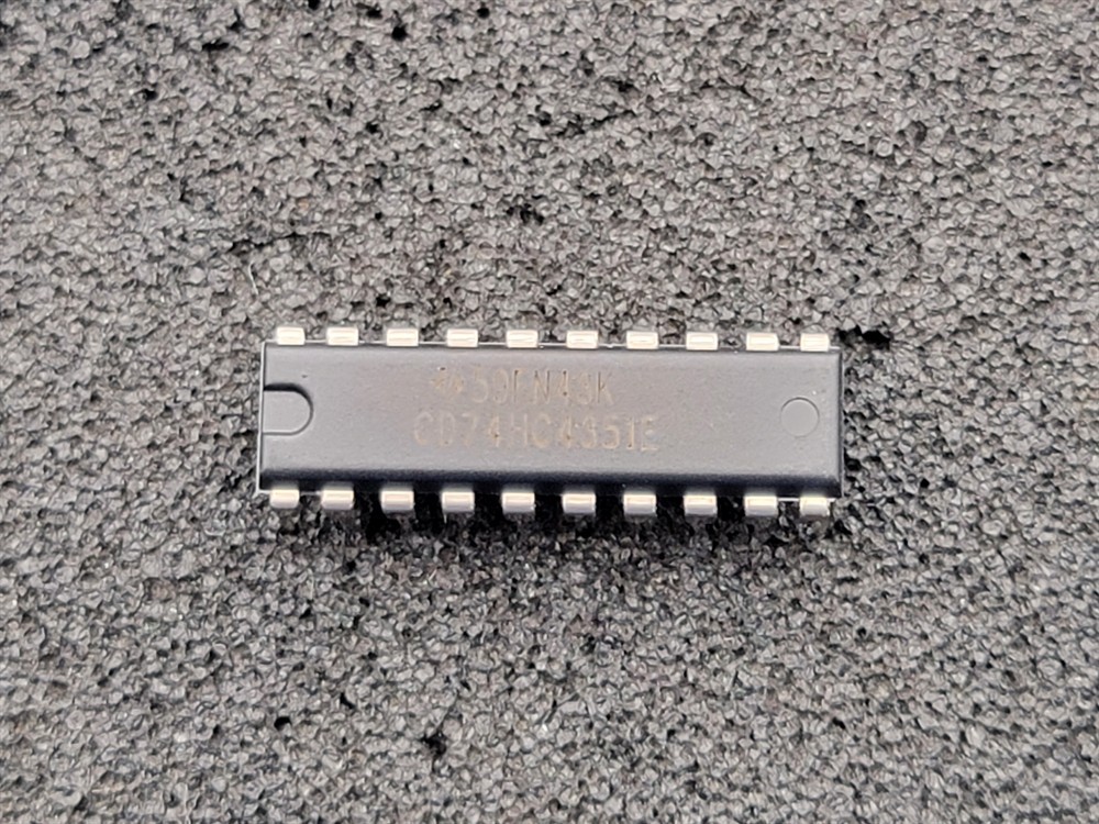 New (22pcs) CD74HC4351E TEXAS INSTRUMENTS IC Logic