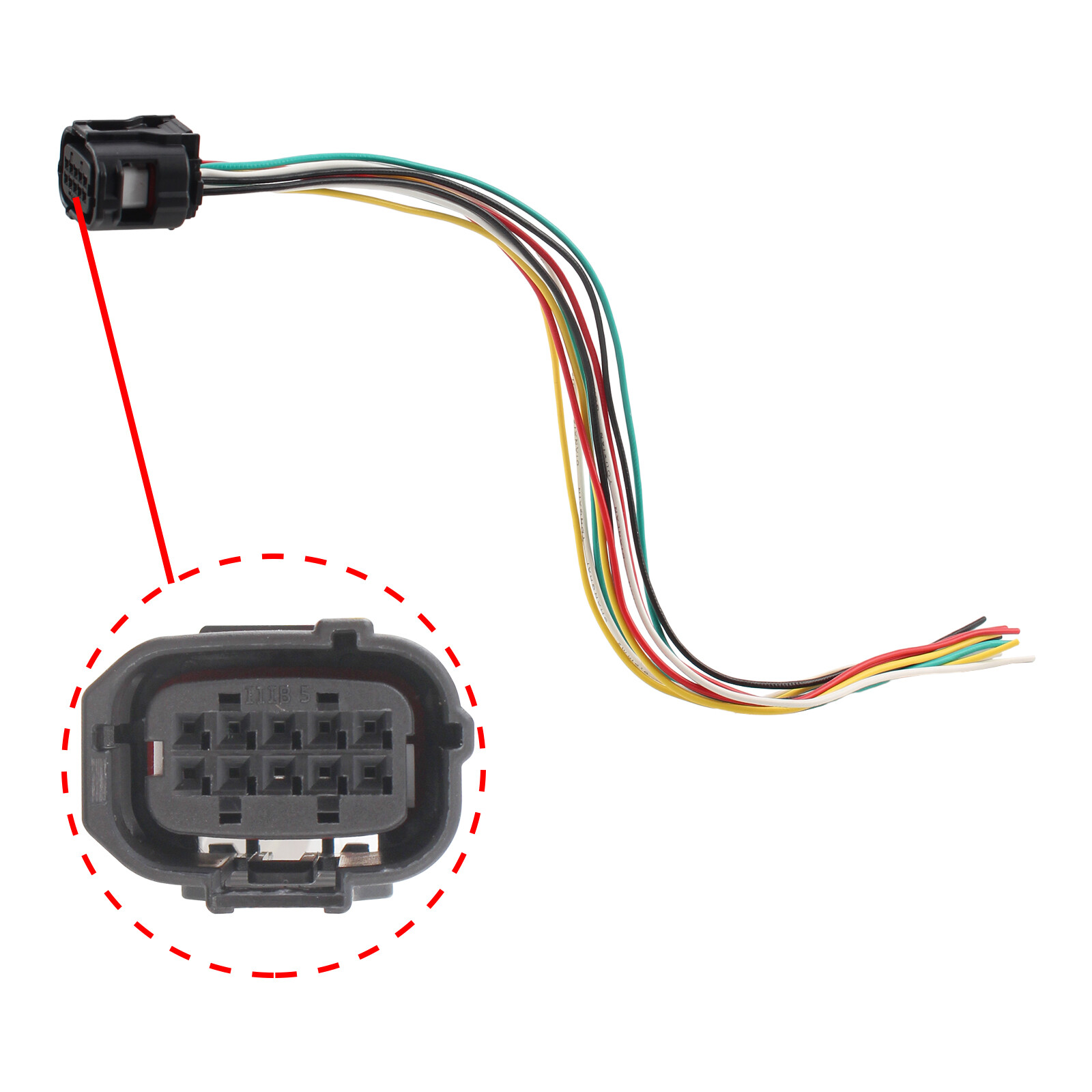 10 Pin Blind Spot Radar Sensor Connector For 2016-2020 Toyota Tacoma 88162-04015