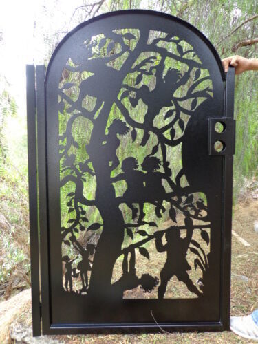 Contemporary modern metal gate, Modern Metal Gate, Custom size Art Pedestrian