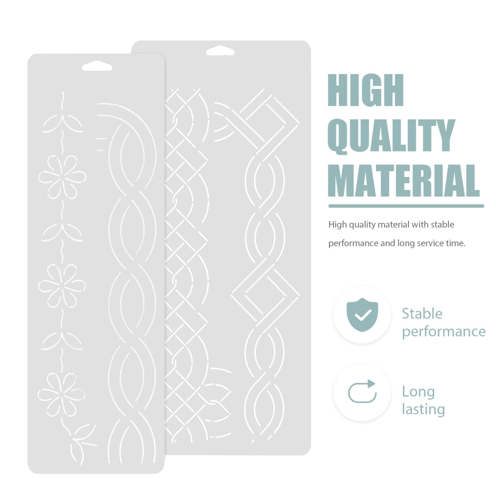Clothing Quilting Template 2Pcs Quilting Template Plastic Sewing Patchwork Qu...