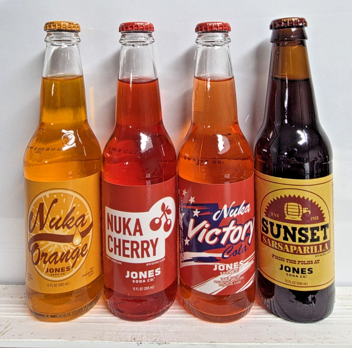 FALLOUT Nuka Cola Orange, Cherry, Victory, Sunset Sarsaparilla set x 4 sealed