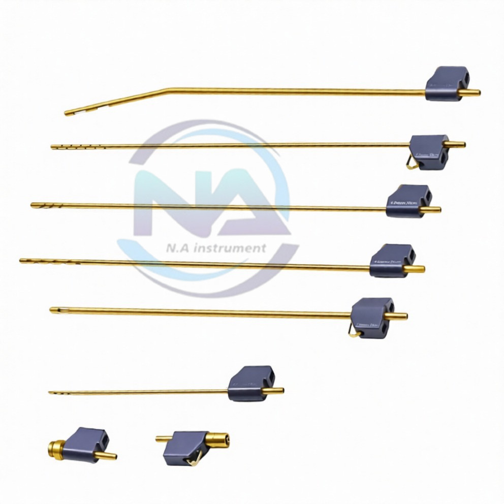 MicroAire Pal Type Fitting Liposuction Cannulas Reusable Set of 8 Pcs