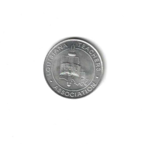 1976 Louisiana Teachers Association New Orleans A New Century... Aluminum Medal