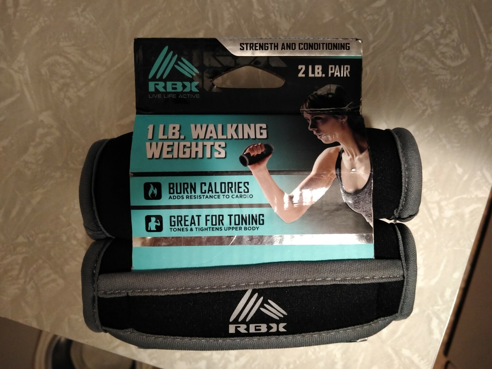 RBX 1 lb Walking Weights ~ Strength & Conditioning ~ New!