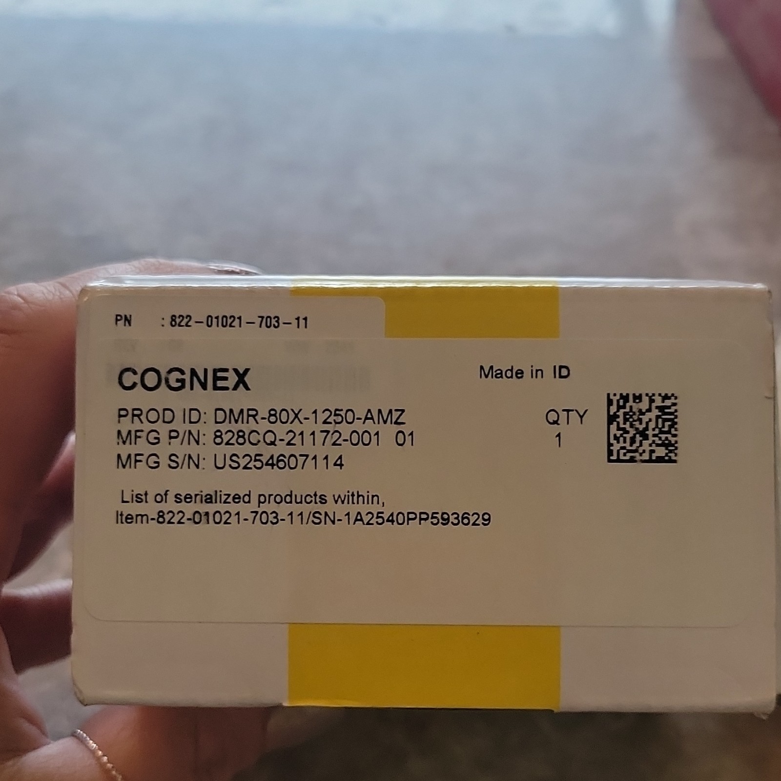 Cognex DMR-80X-1250-AMZ Imaging Device, Scanner, MPN 822-01021-703-11
