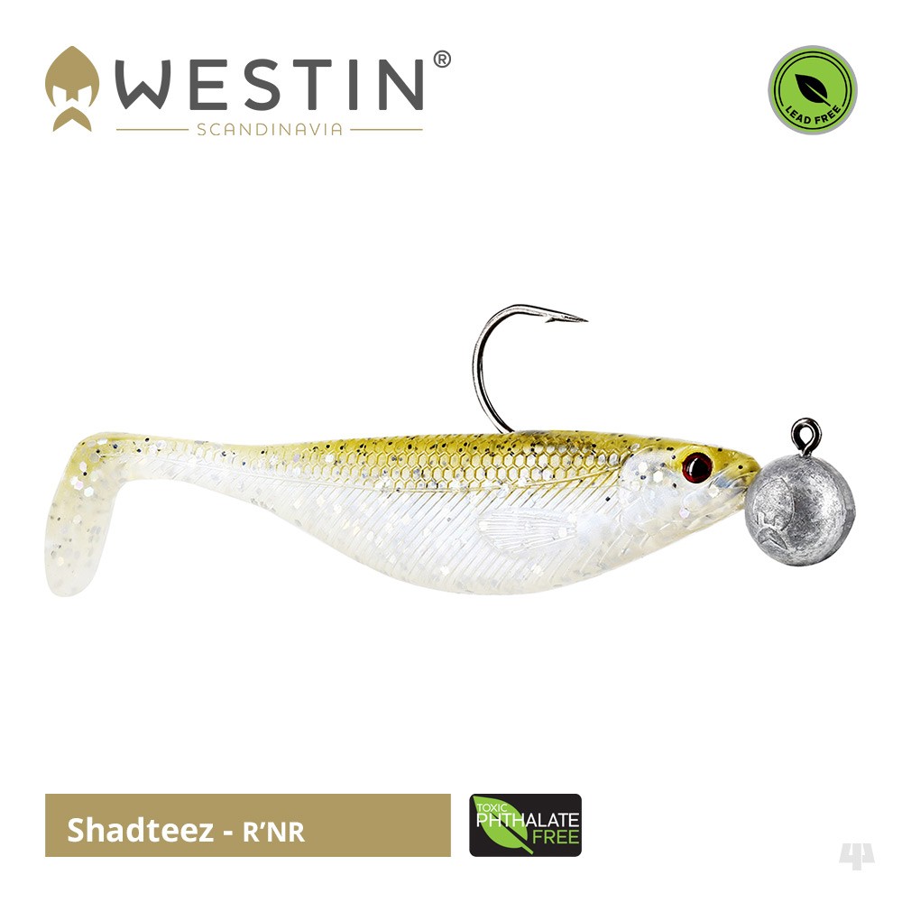 Westin ShadTeez R 'N R Lures - Pike Perch Zander Chub Bass Predator Fishing Shad
