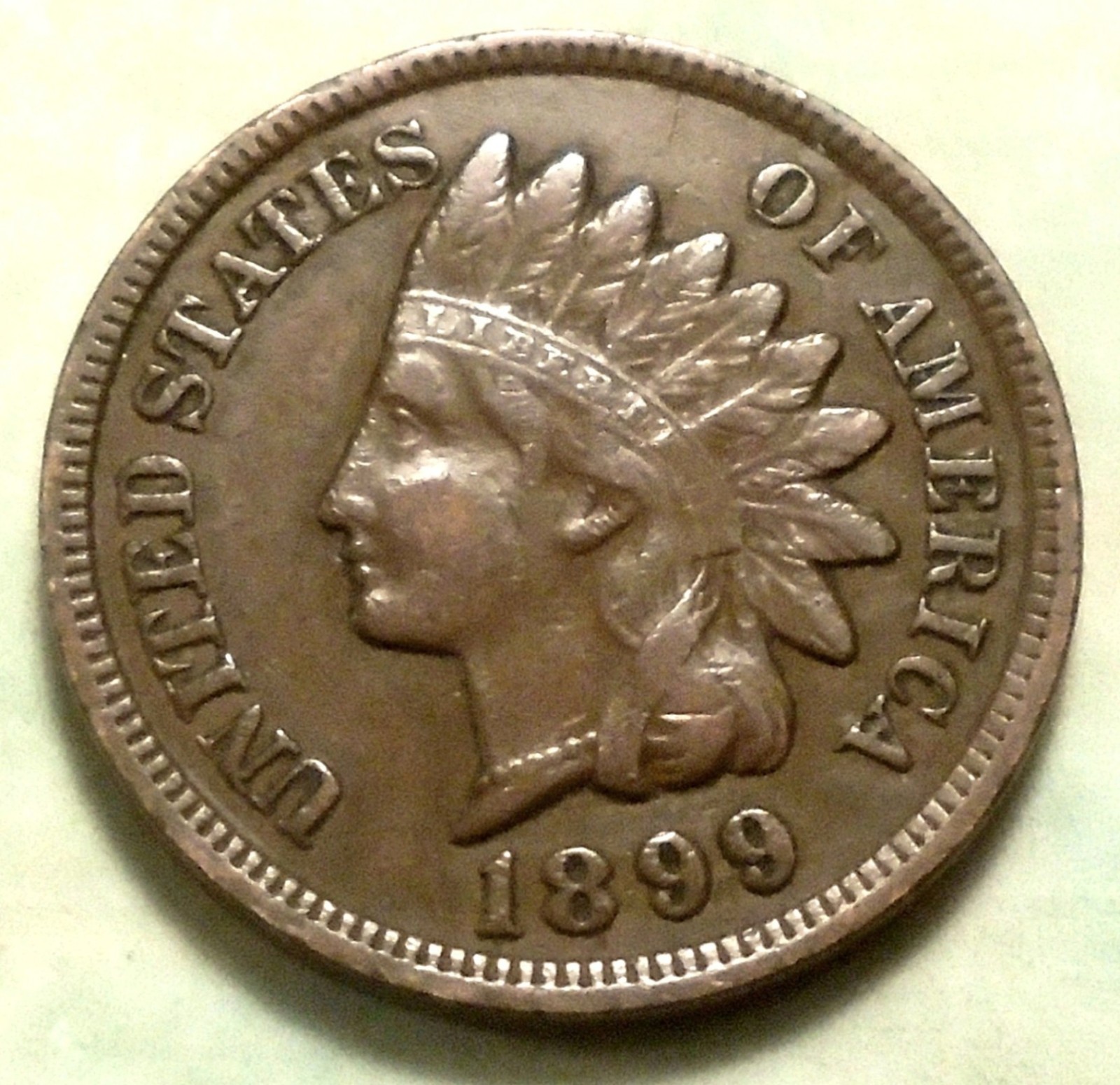 1899 Indian Head Cent XF EXTRA FINE 3 Diamond Nice LIBERTY- PARTY like Its 1899!