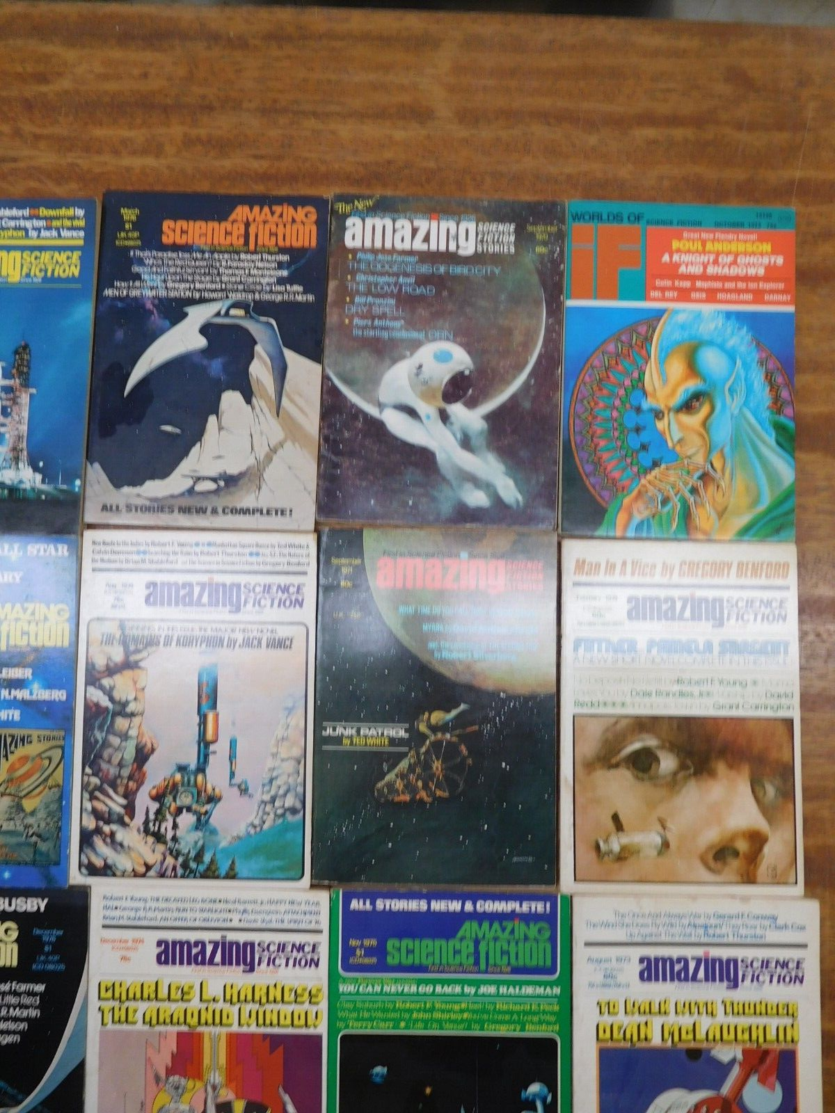 Fantastic 30 Vintage 1970's Sci-Fi Digests ~ Amazing, IF & Galaxy