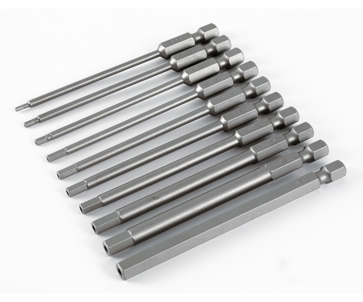 Wiha Security Hex Inch Power Blades 10-Piece Set (76096)