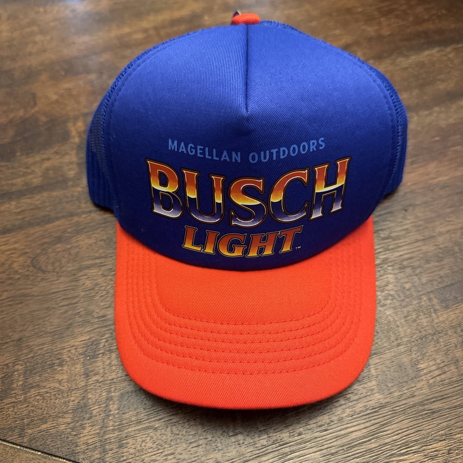 Magellan Outdoors Men's Busch Light Cap  Blue/Red NWT Limited Edition