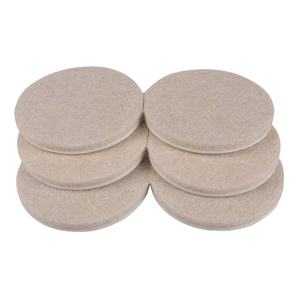 GRAINGER APPROVED 10J991 Furniture Pads,7/32 in H,Tan 10J991