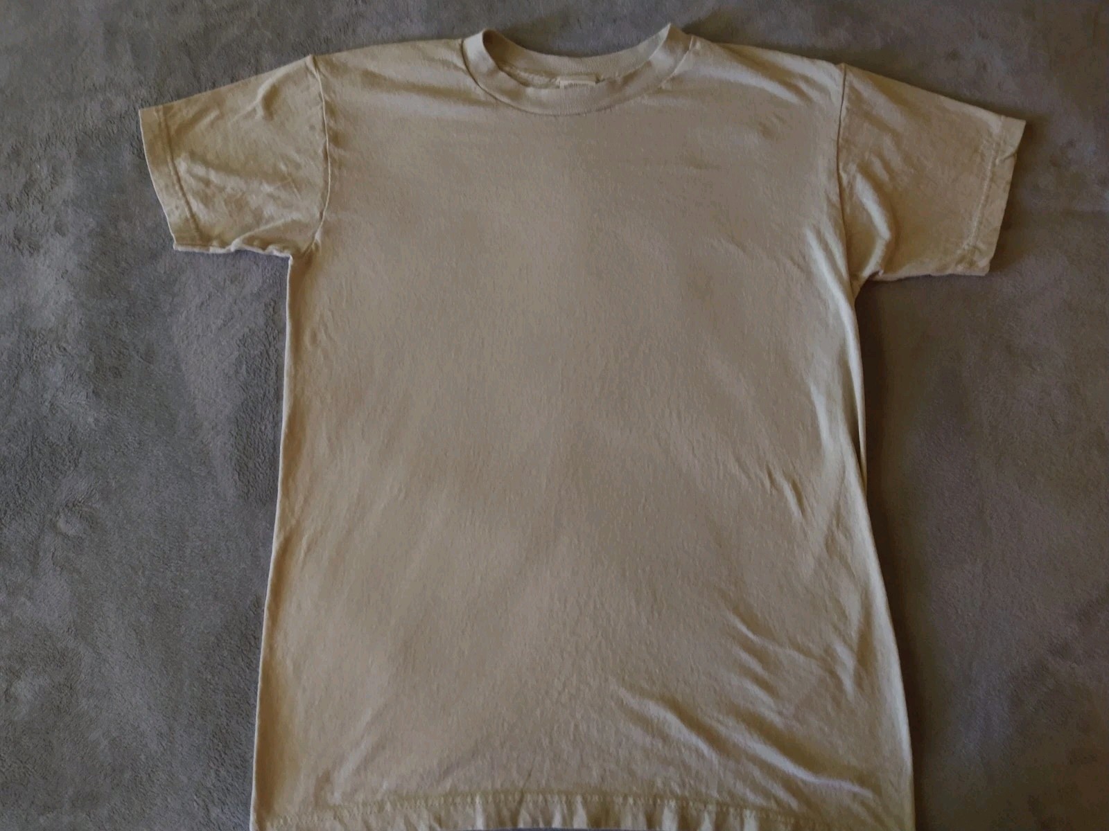 GAC Shirt Mens Medium Biege US Military Army Marines Navy Fitness Outdoors USA