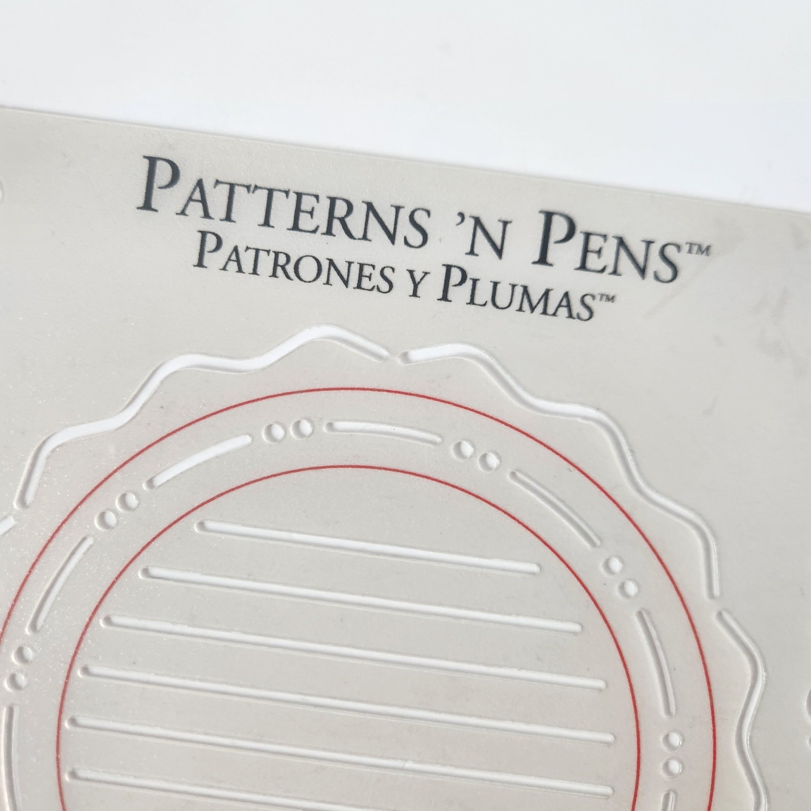 Creative Memories Storylines Patterns N Pens Journalling Scrapbooking Stencil