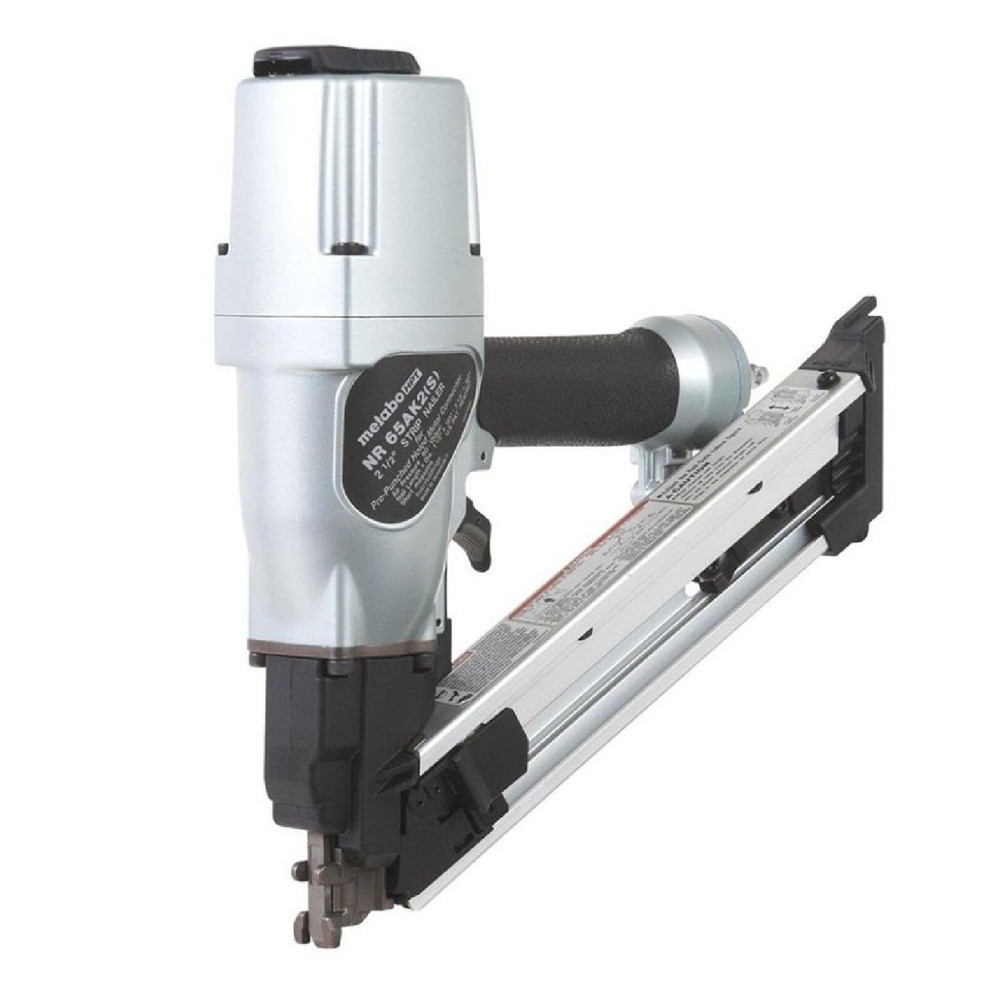 Metabo HPT NR65AK2SM 36° 2-1/2" Strap-Tite Metal Connector Strip Nailer New