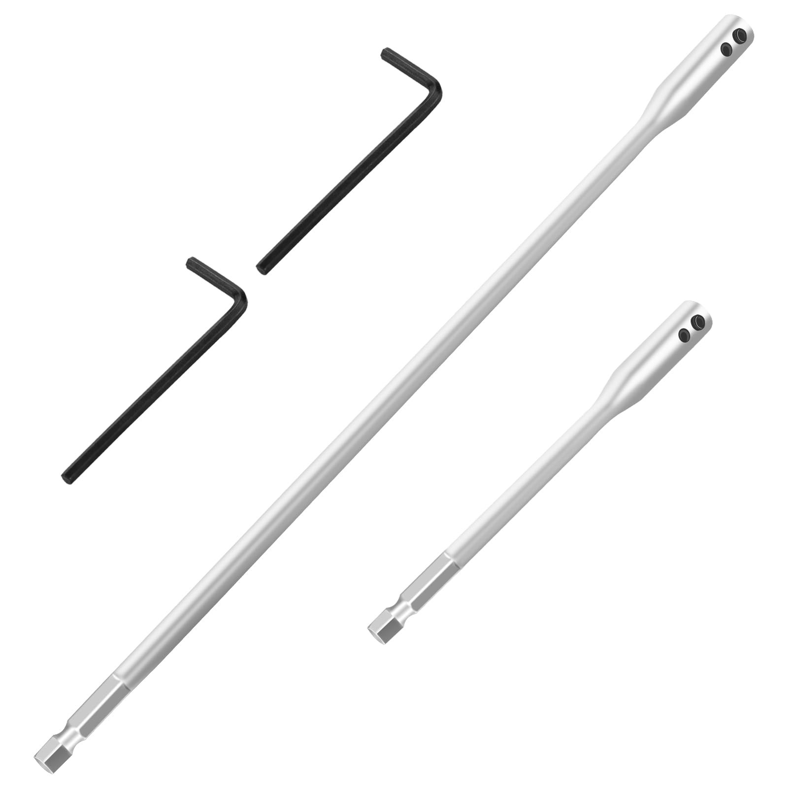 4 Pieces 1/4 Drill Bit Extension Set, High Carbon Steel Drill Extension Set