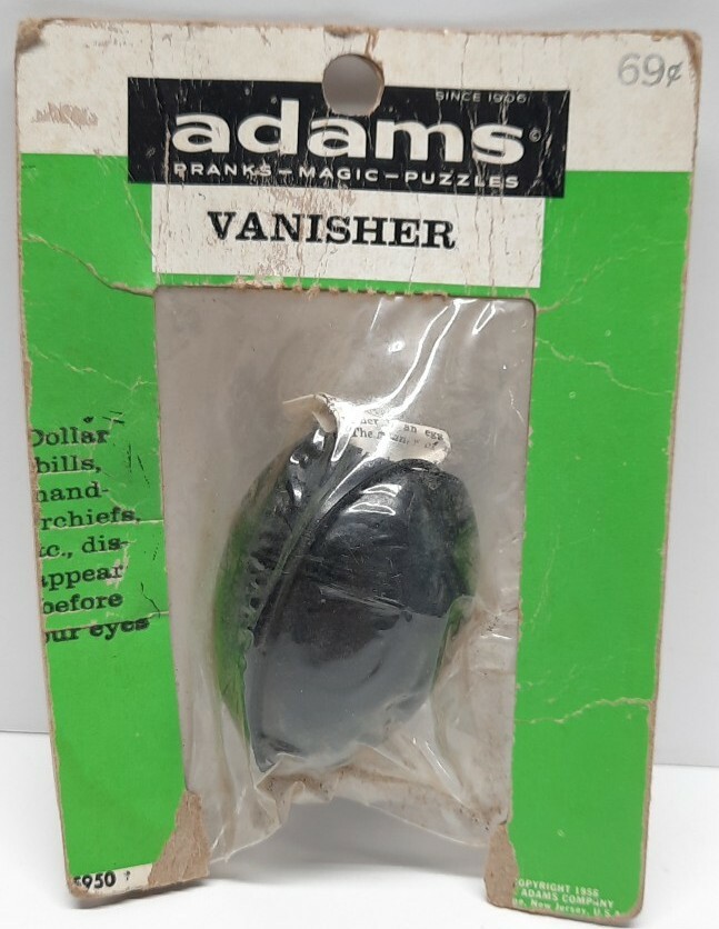 Vintage Adams Magic Trick Pranks Jokes A5950 Vanisher Sealed Pike Place 1958
