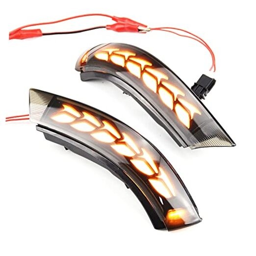 LED Dynamic Turn Signal Light Indicator Sequential Blinker Lamp Yellow