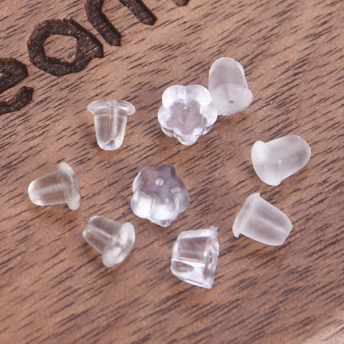 200pcs 4mm 5mm Soft Rubber Earring Back Stoppers Plugs For Earrring Making Lot