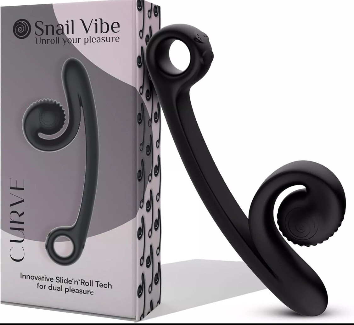 SNAIL VIBE by CURVE RECHARGEABLE CLITORAL DUAL STIMULATION VIBRATOR MASSAGER