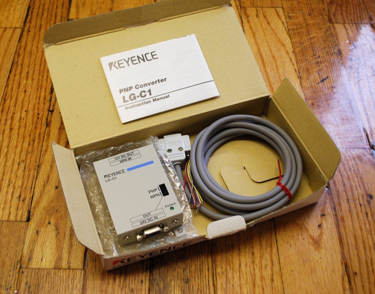 Keyence PNP Converter 12V CD Out NPN IN - LG-C1 - USED