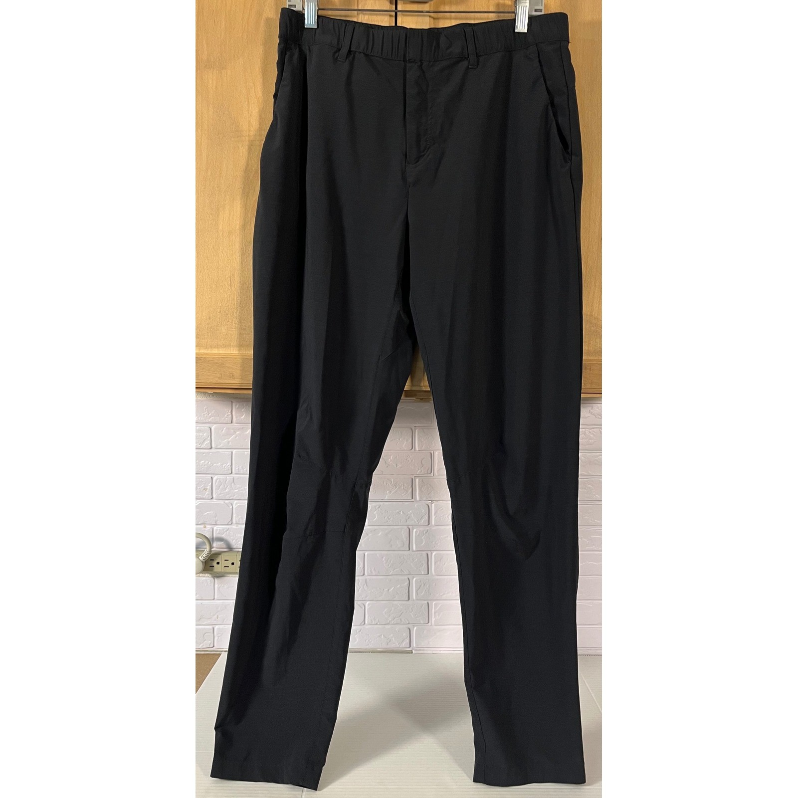 Fabletics One Pant Mens Large Black Stretch Recycled Athletic Trousers PT2040675