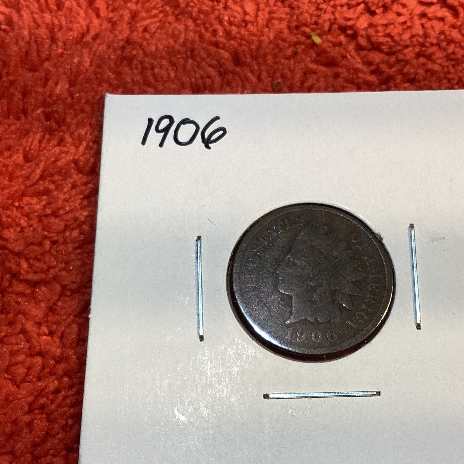 FIVE 1906  INDIAN HEAD PENNIES FREE SHIPPING 💰