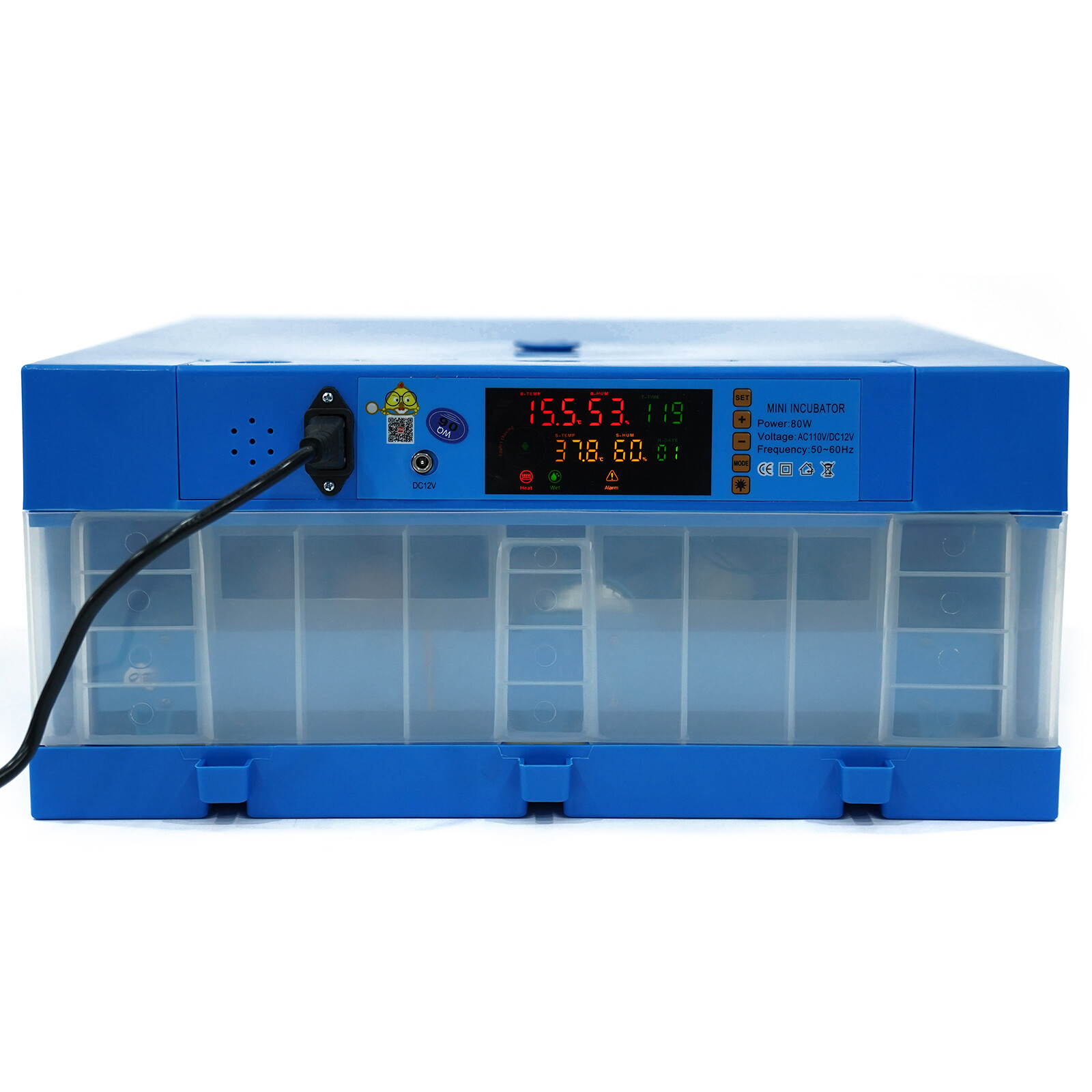 48 Eggs Incubator Automatic Digital Chicken Egg Hatcher Temperature Control US
