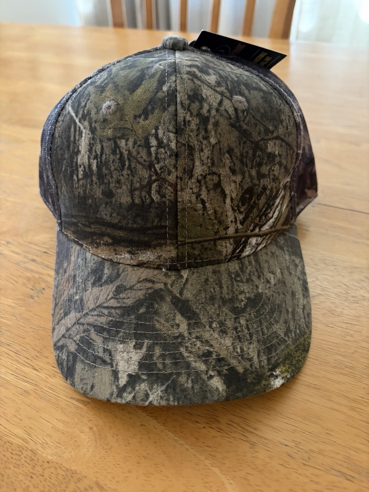 Mossy Oak Bottomland Camo Men's  Curved Brim Adjustable Hat Cap