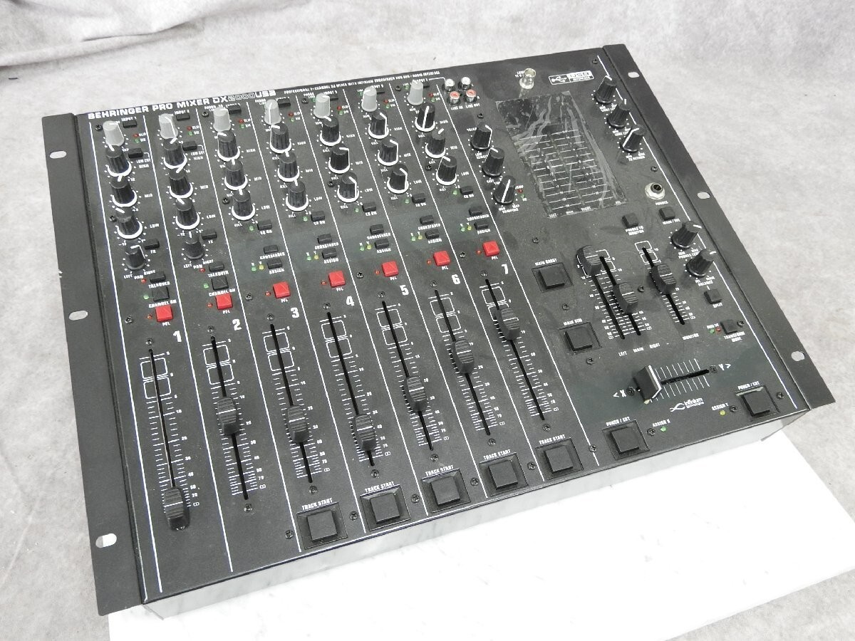 Behringer Pro Mixer DX2000USB 7-channel DJ Analog Mixer  Black Audio Japan Used