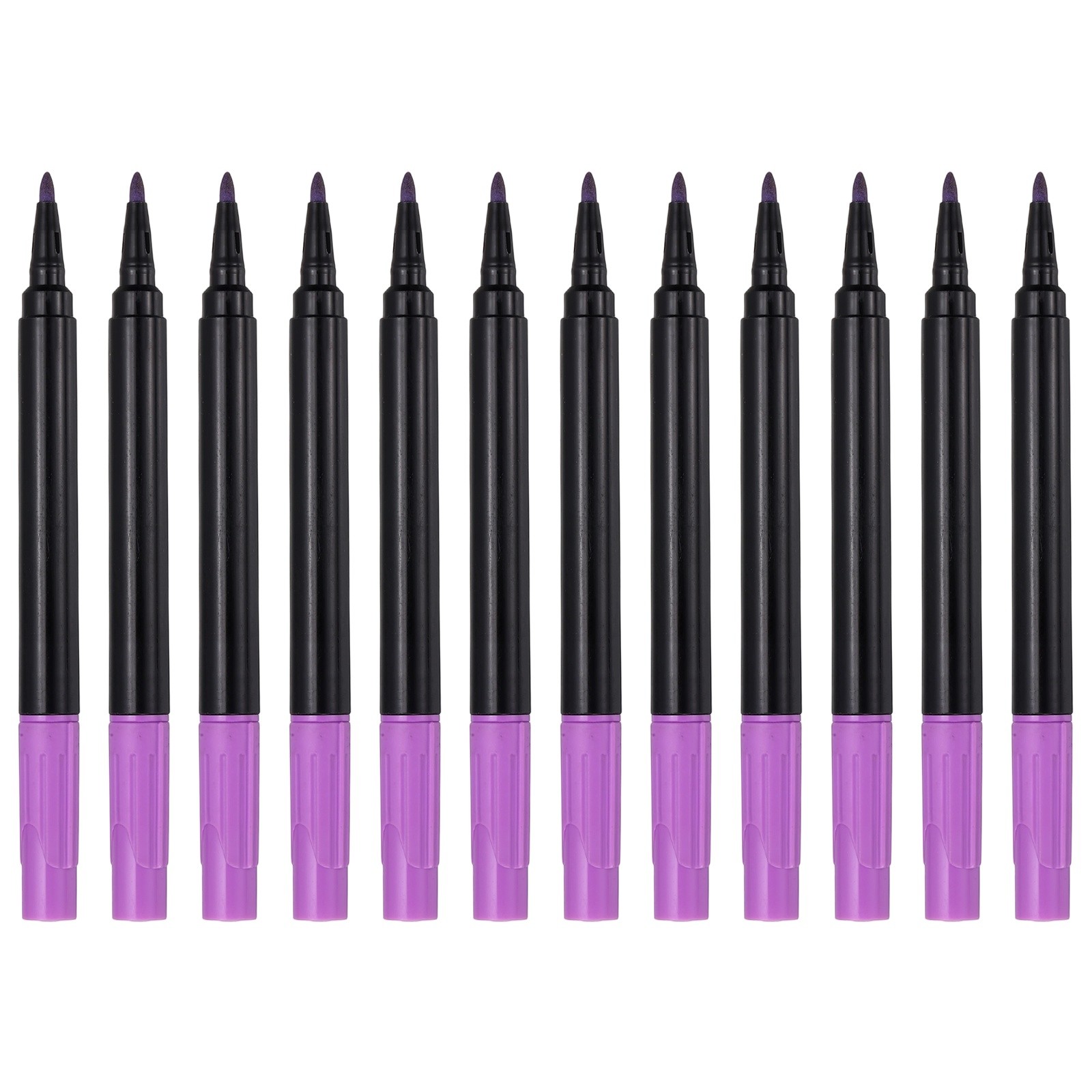 Chalk Board Marker Pens, 12 Pcs Liquid Chalk Markers Erasable, Deep Purple