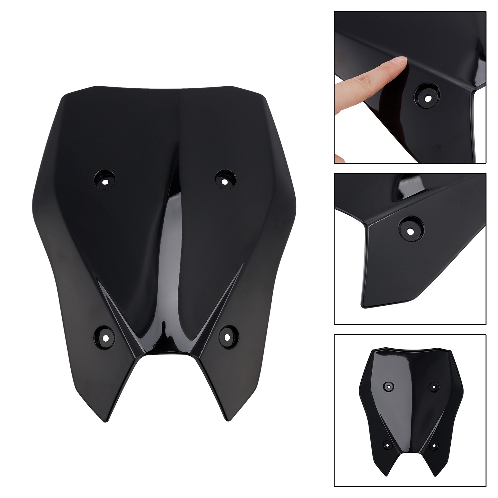 Windshield Windscreen for KAWASAKI Z900 2025-2026 Black*
