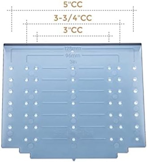 Versatile Drawer & Door Template Kit for Knobs and Pulls - Easy DIY Installation