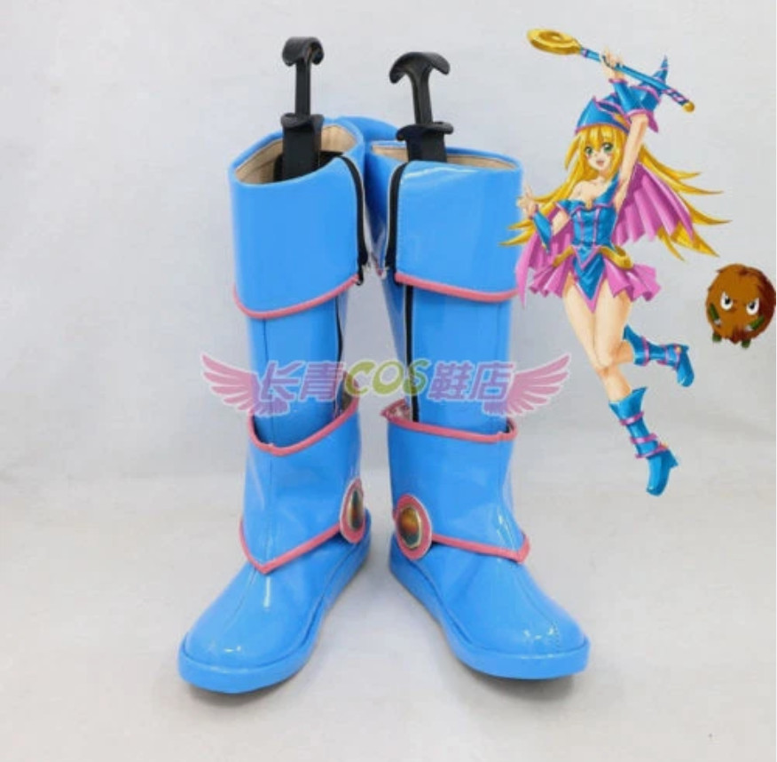 Yu-Gi-Oh! Dark Magician Girl Cosplay Boots Shoes Cos Shoes