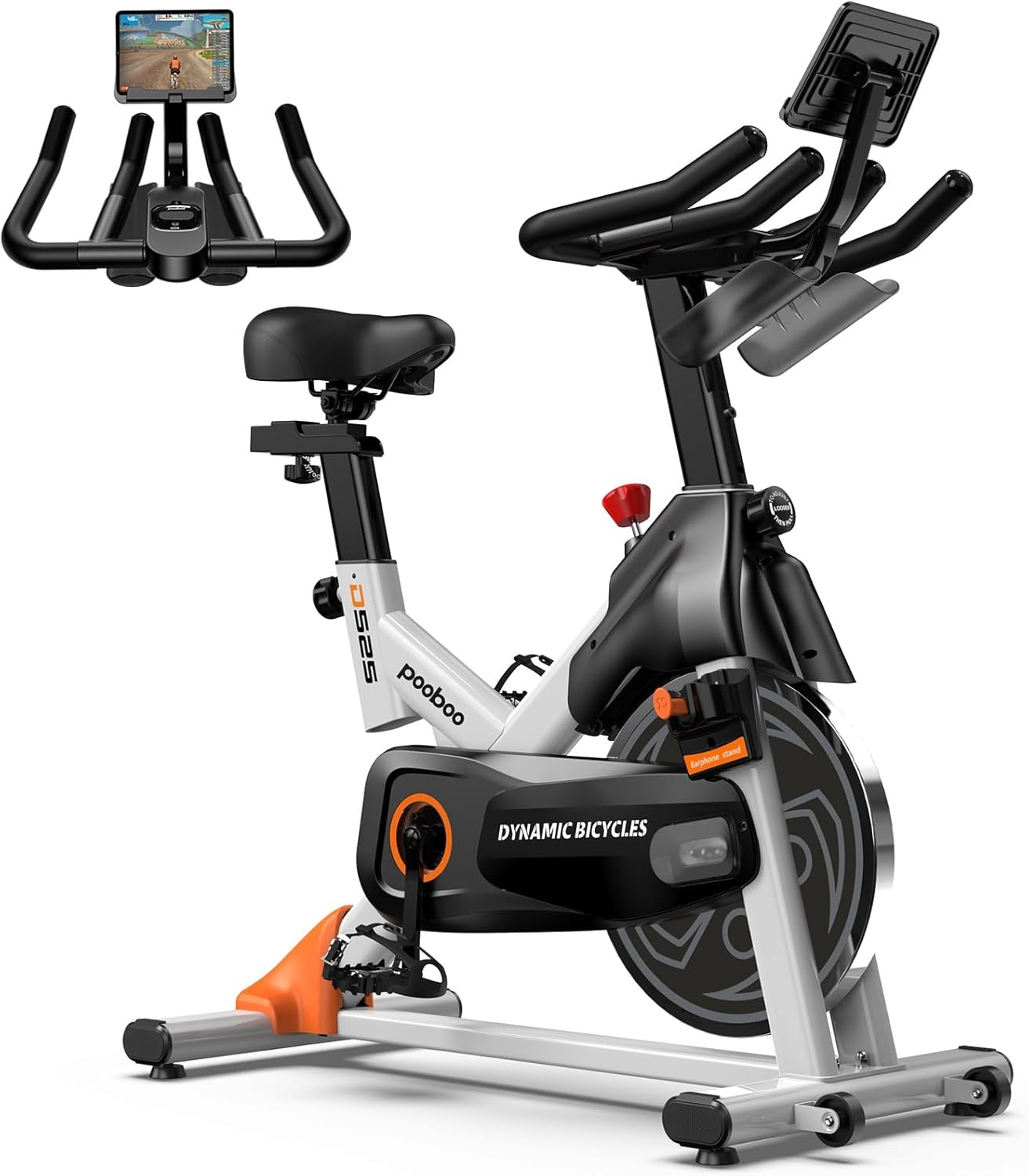 Exercise Bike Indoor Cycling Bike Home Cardio Fitness Workout Stationary Bike