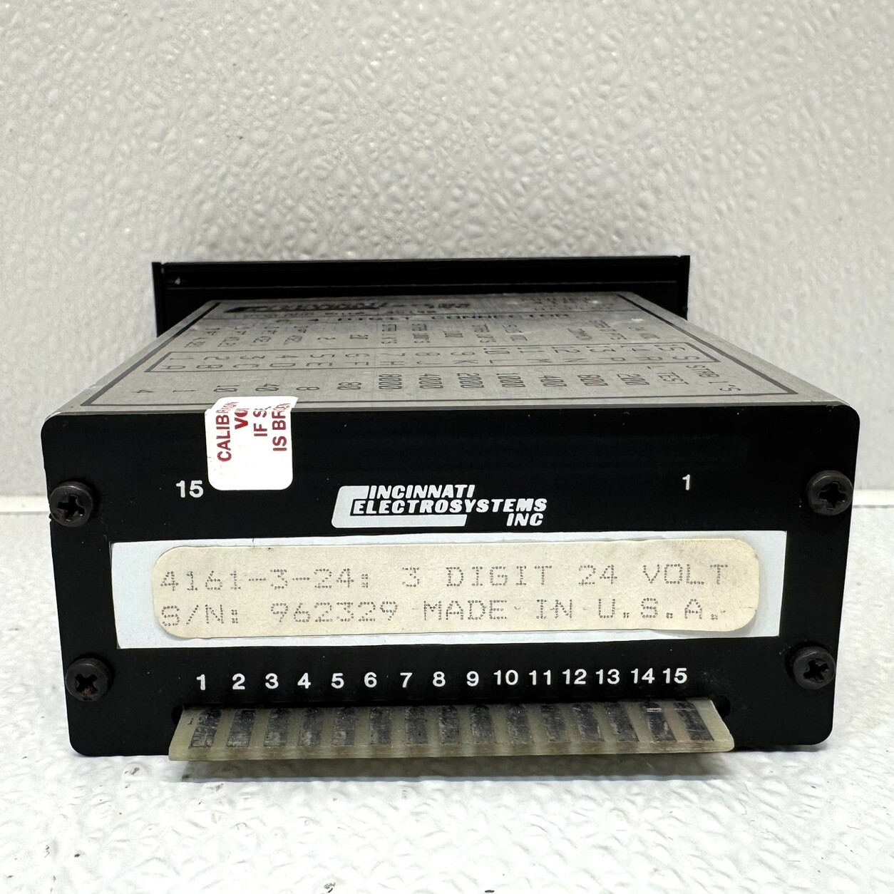 Cincinnati Electrosystems Model 4161 - 2-24 7-Segment Display