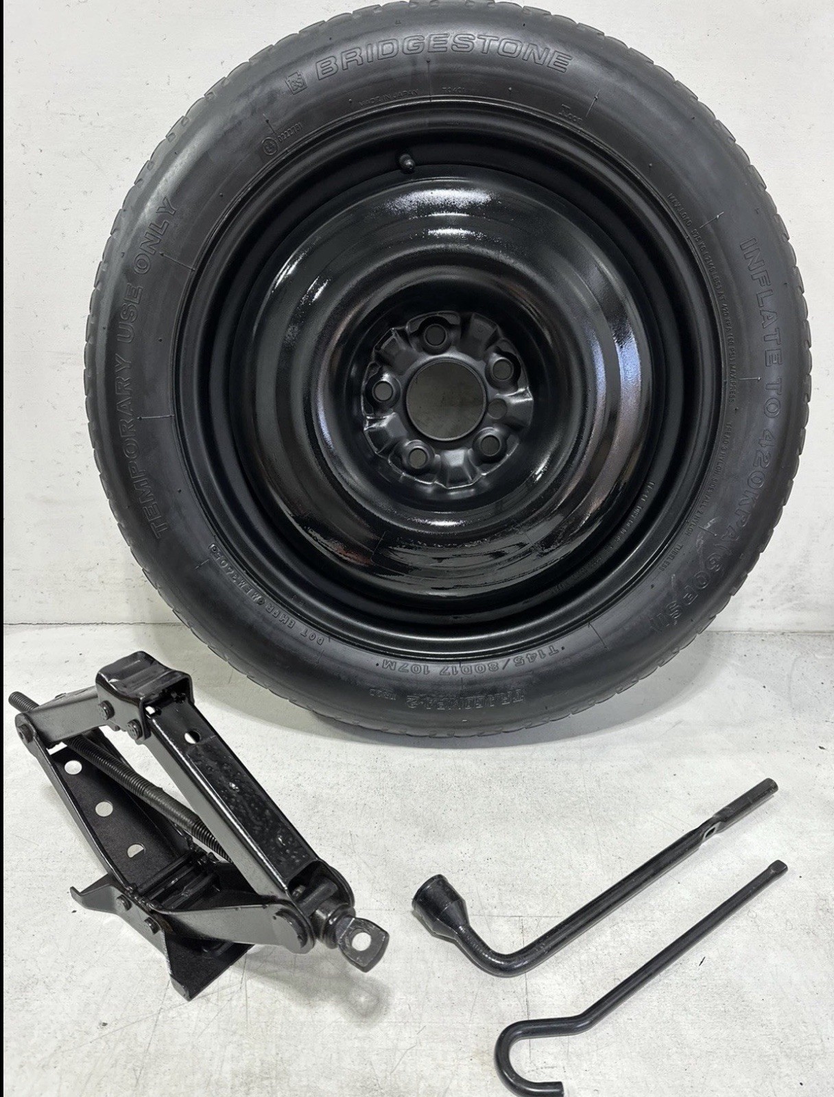 SPARE WHEEL AND TIRE 17" WITH JACK KIT FITS: 2025 HONDA ACCORD ~