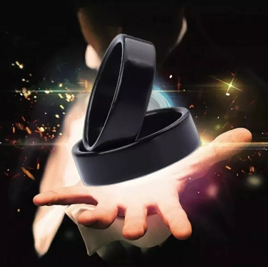 Magic Trick Powerful Magnetic Ring Magician's Gimmick Magnet Prop