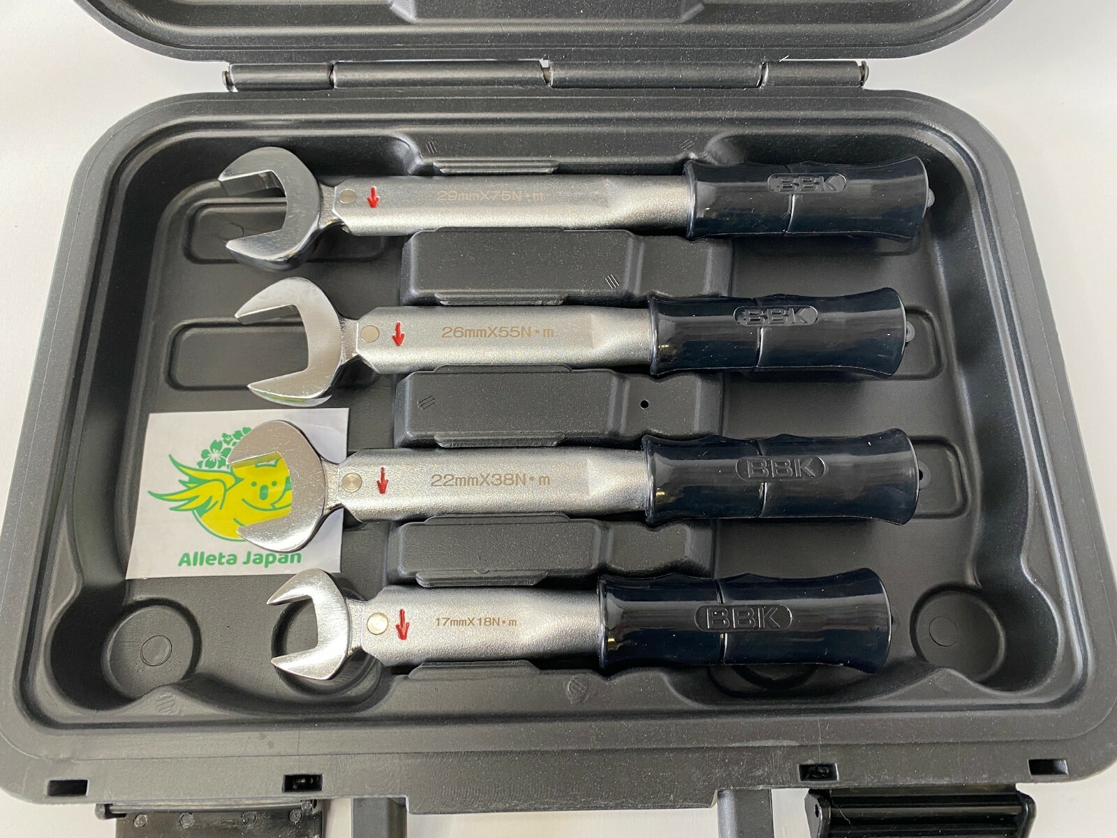 BBK ATQS-41 Torque Wrench Set of 4 1/4, 3/8, 1/2, 5/8 Manual type