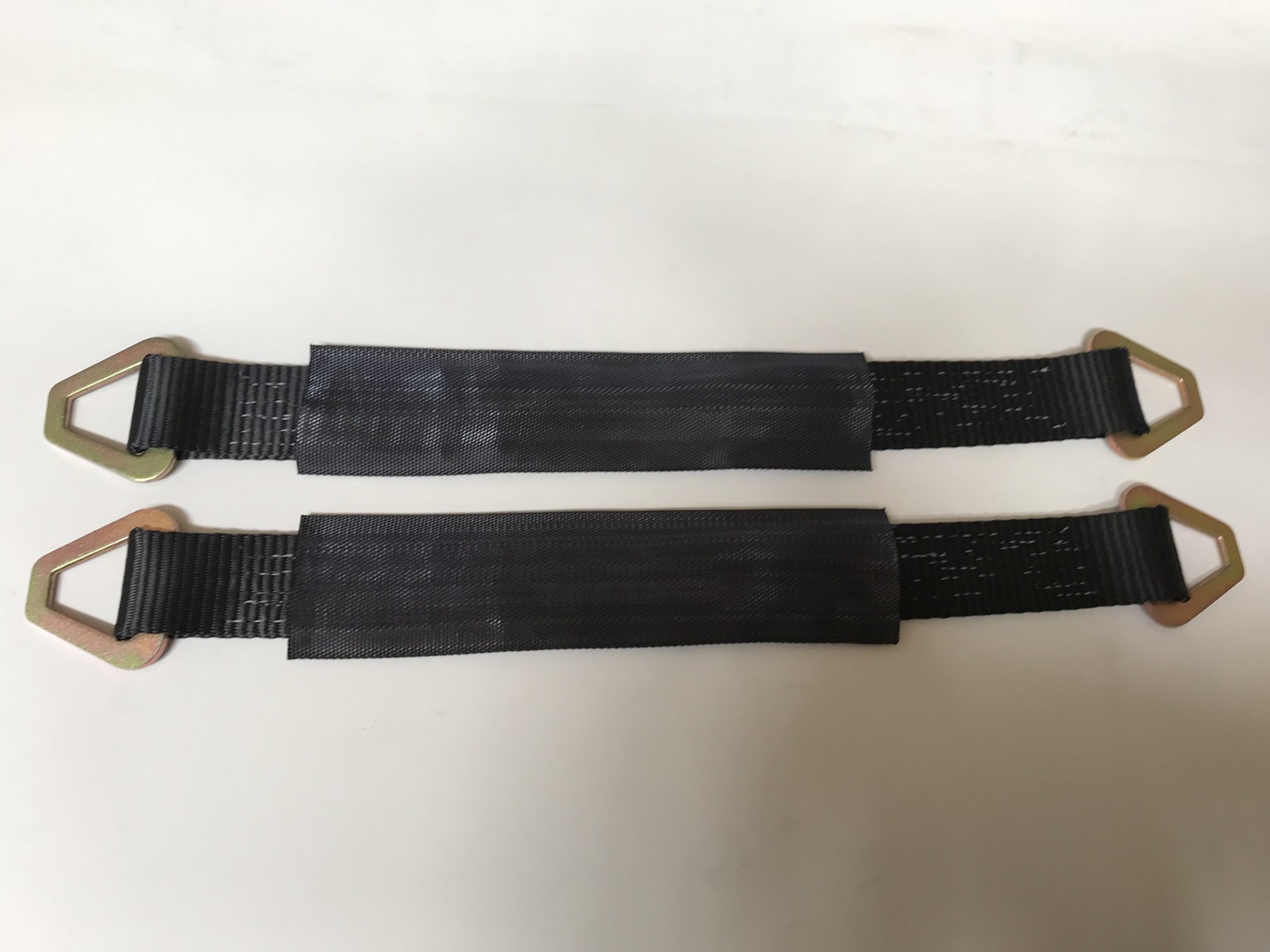 SET OF 4 - 2' AXLE STRAPS 12K WEB (BLACK)
