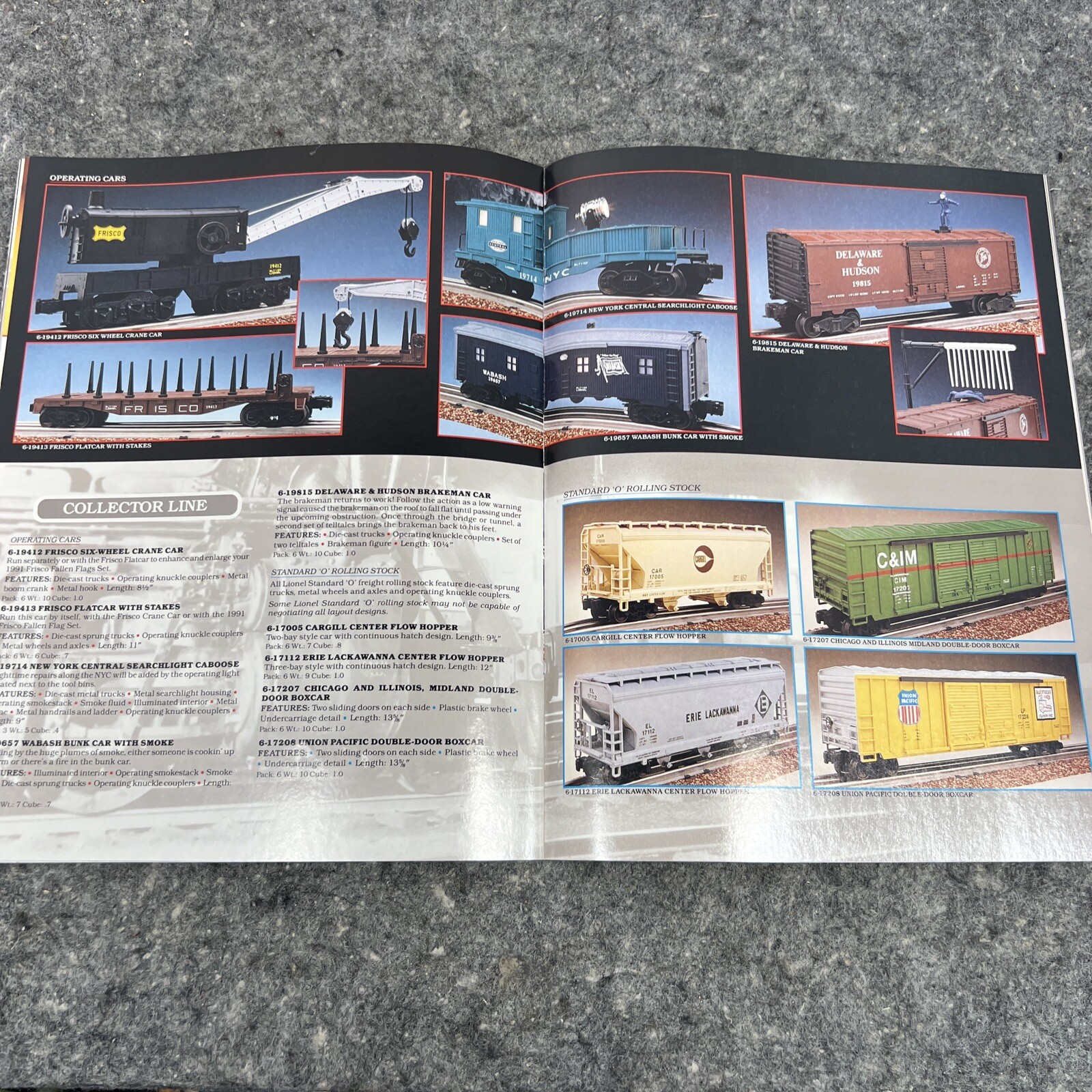 1992 Lionel Trains Catalog Book One