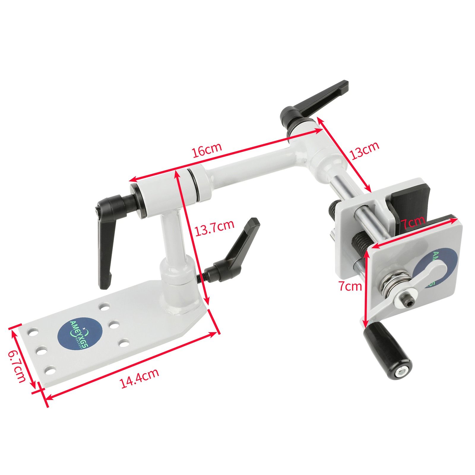 Universal Compound Bow Vise 360° Adjustable Level Tuning Kit Archery Mount Tool