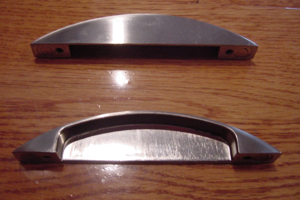 Decorative Satin Nickel Finish Handle Pull
