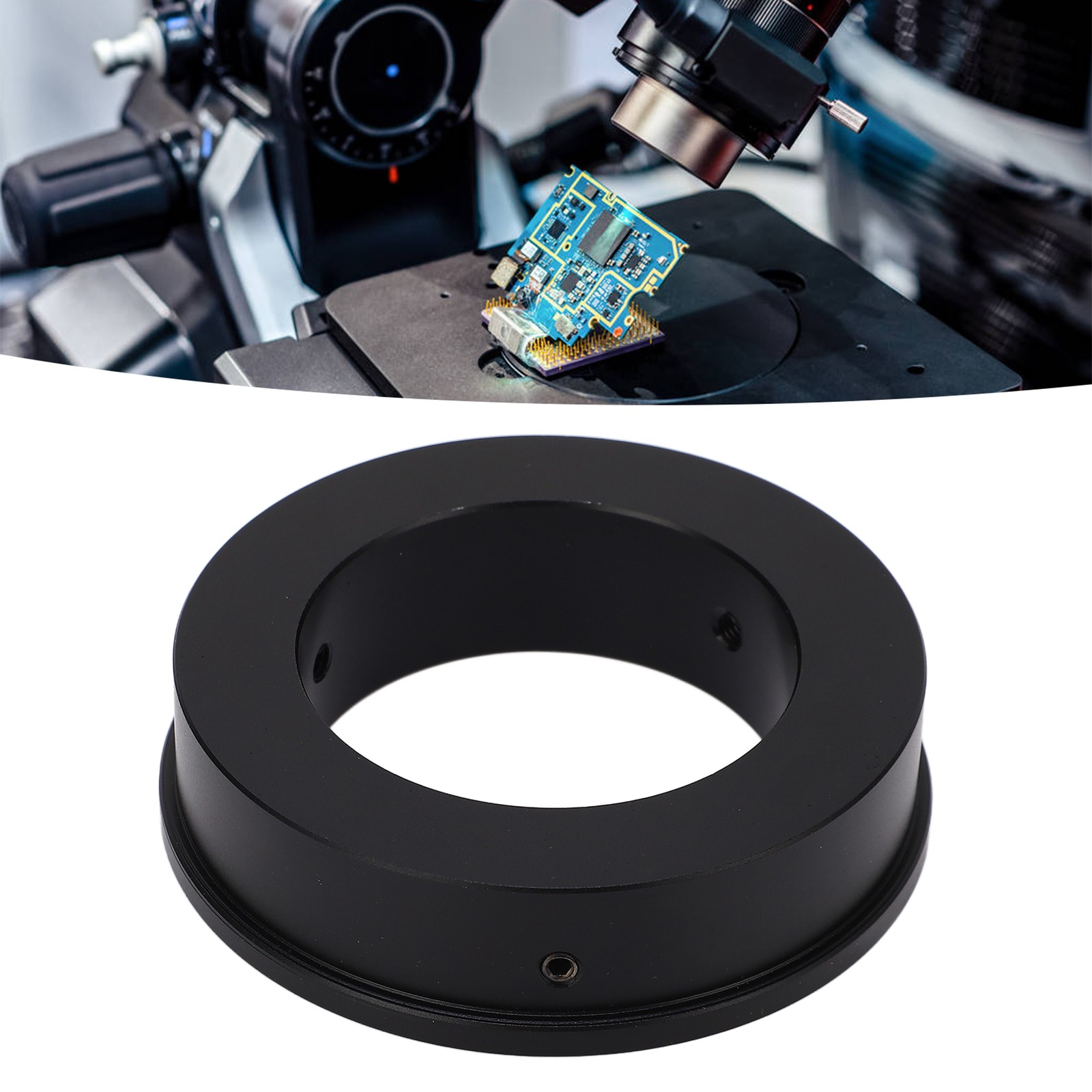 Stereo Microscope Camera Adapter 76mm To 50mm For Monocular C Mount Len BEA