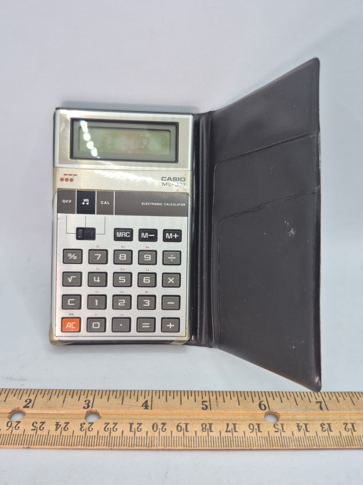 Vintage Casio ML-831 Musical Electronic Calculator - Untested