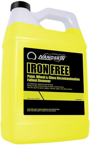 Nanoskin IRON FREE Paint, Wheel and 128 Fl Oz (Pack of 1), Fluorscent Yellow