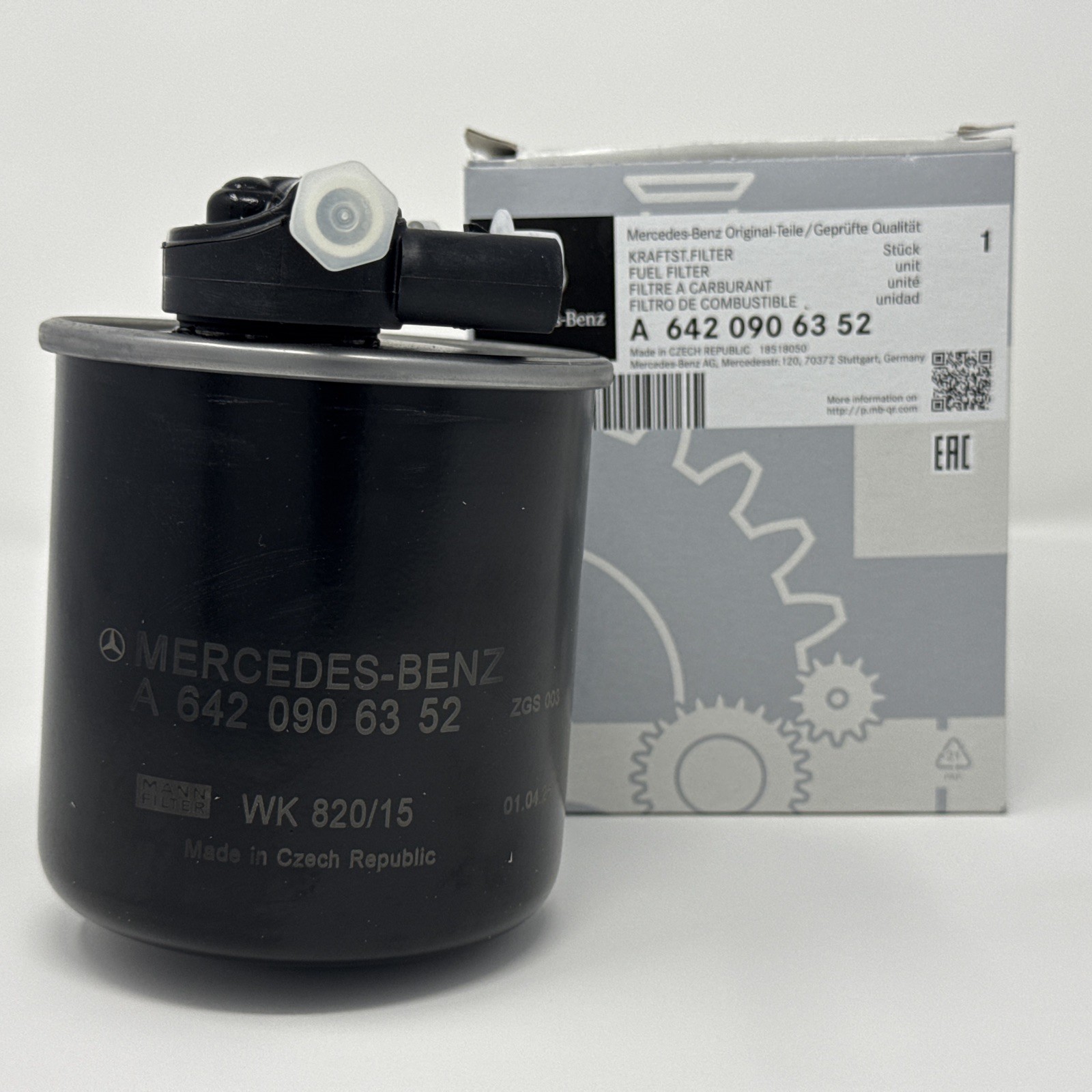 Genuine Mercedes-Benz Fuel Filter A6420906352 Sprinter 3.0L Diesel OEM NEW